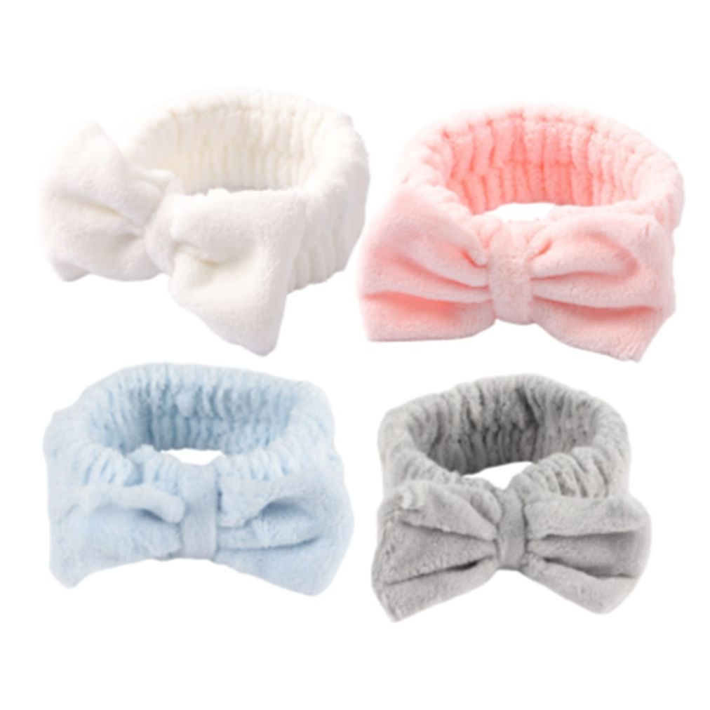 리본 세안 헤어 밴드 샤워 머리밴드 세수 머리띠