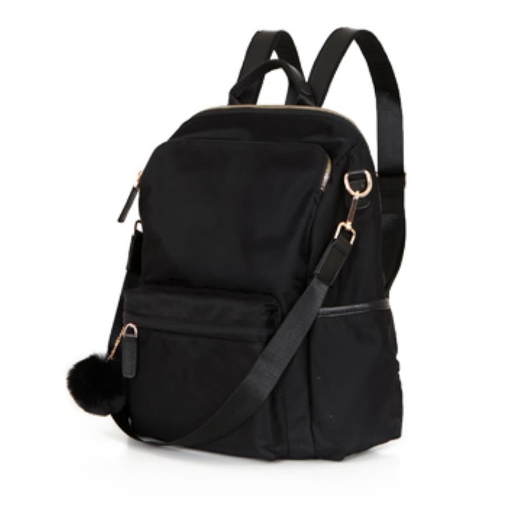 내구성 좋은 여성 캐주얼 백팩 블랙