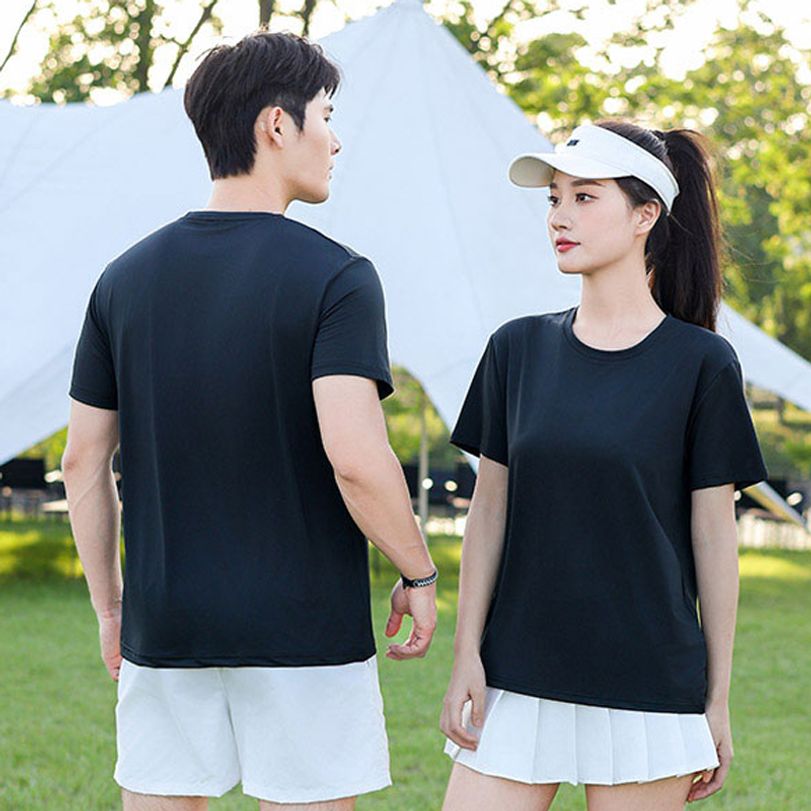 남녀공용 에어핏 데일리 반팔티 무지 반팔티셔츠 라운드넥