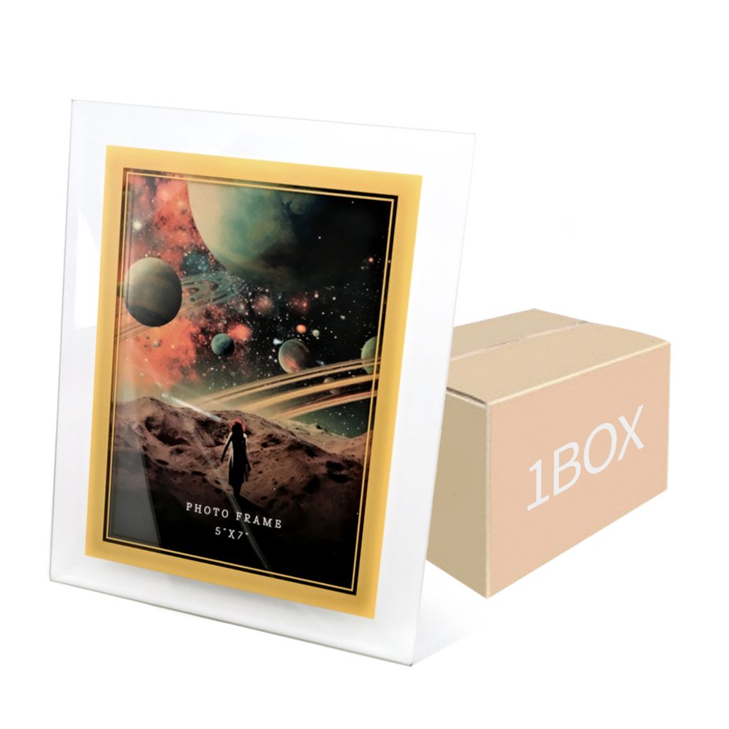 국산 크리스탈 골드라인 액자 5R(5x7) 1박스(30개) 유리액자 그림 사진액자