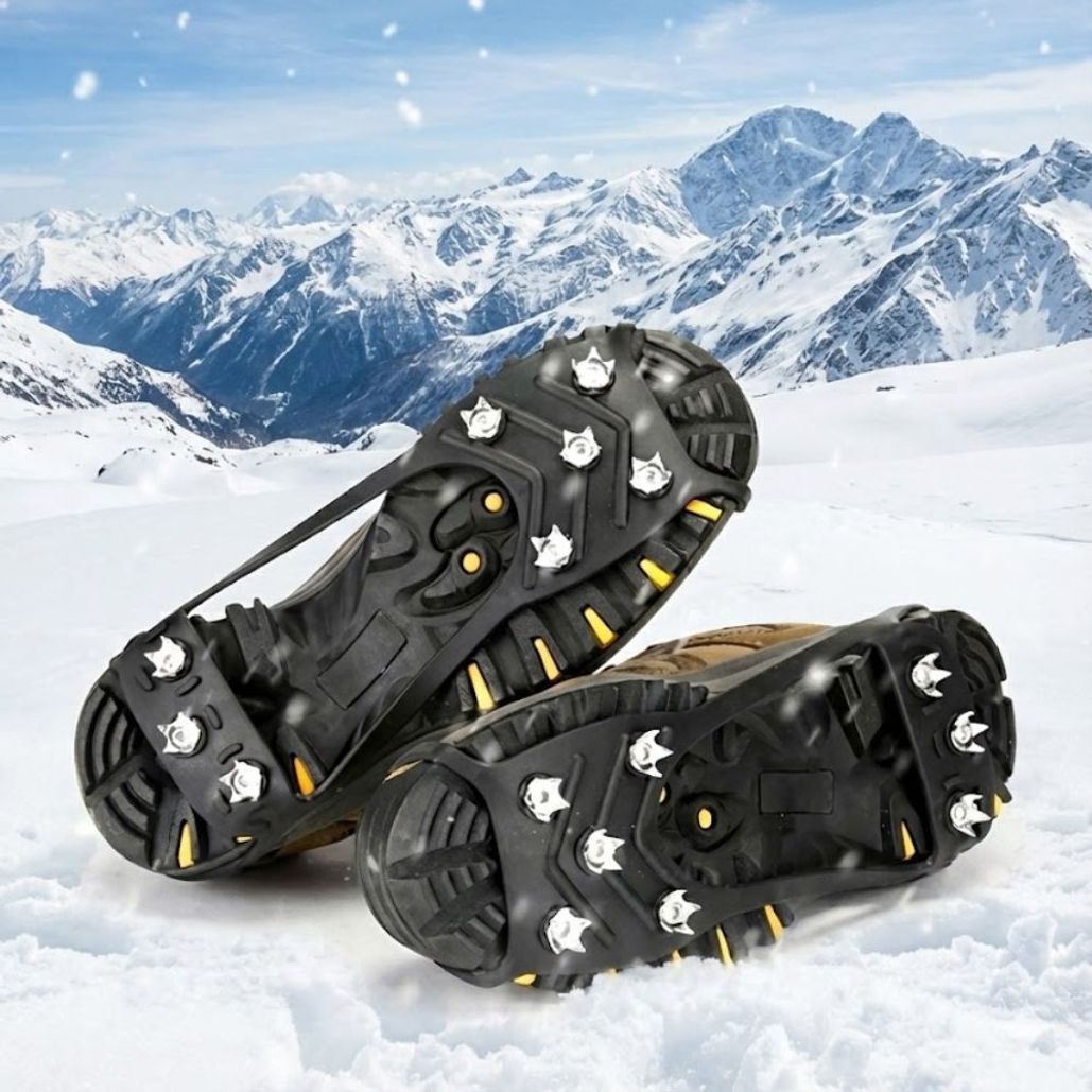 신고벗기 편한 8구 아이젠 미끄럼방지 아이젠 출퇴근 등굣길 빙판길 225-270mm