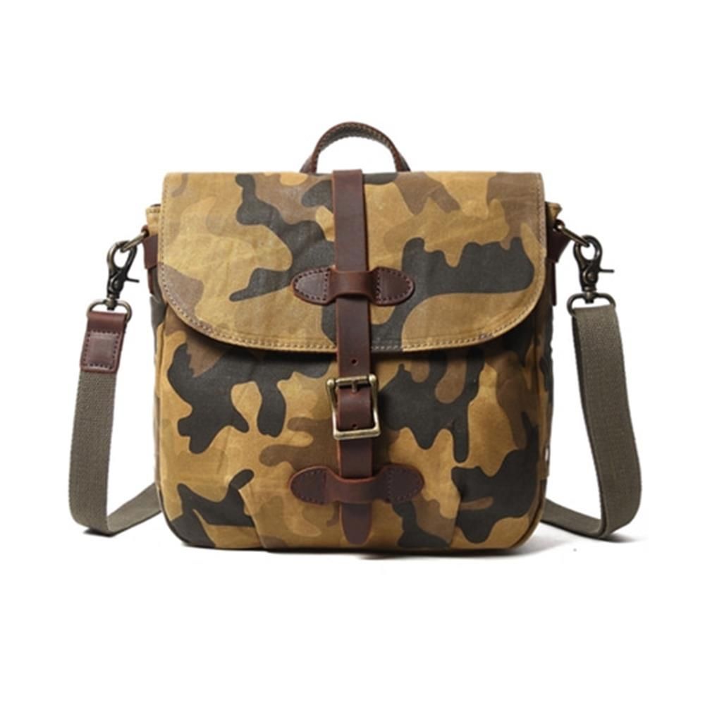 빈티지 오일왁스캔버스 학생크로스백