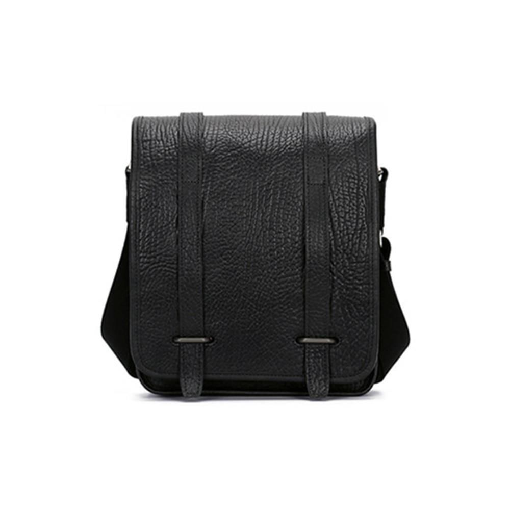 부드러운 소가죽 남성 크로스백