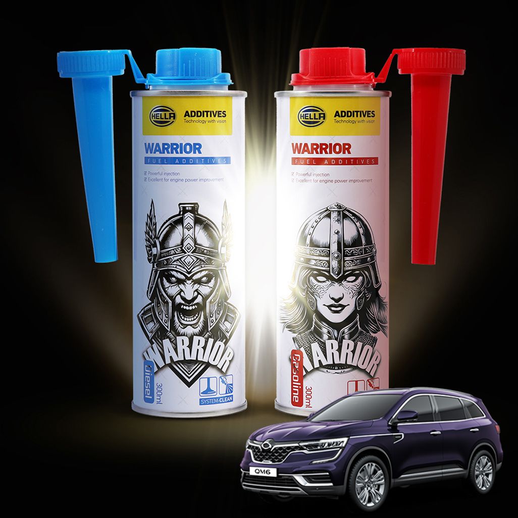 더뉴QM6 프리미엄 연료첨가제 헬라 워리어 300ML 연비향상