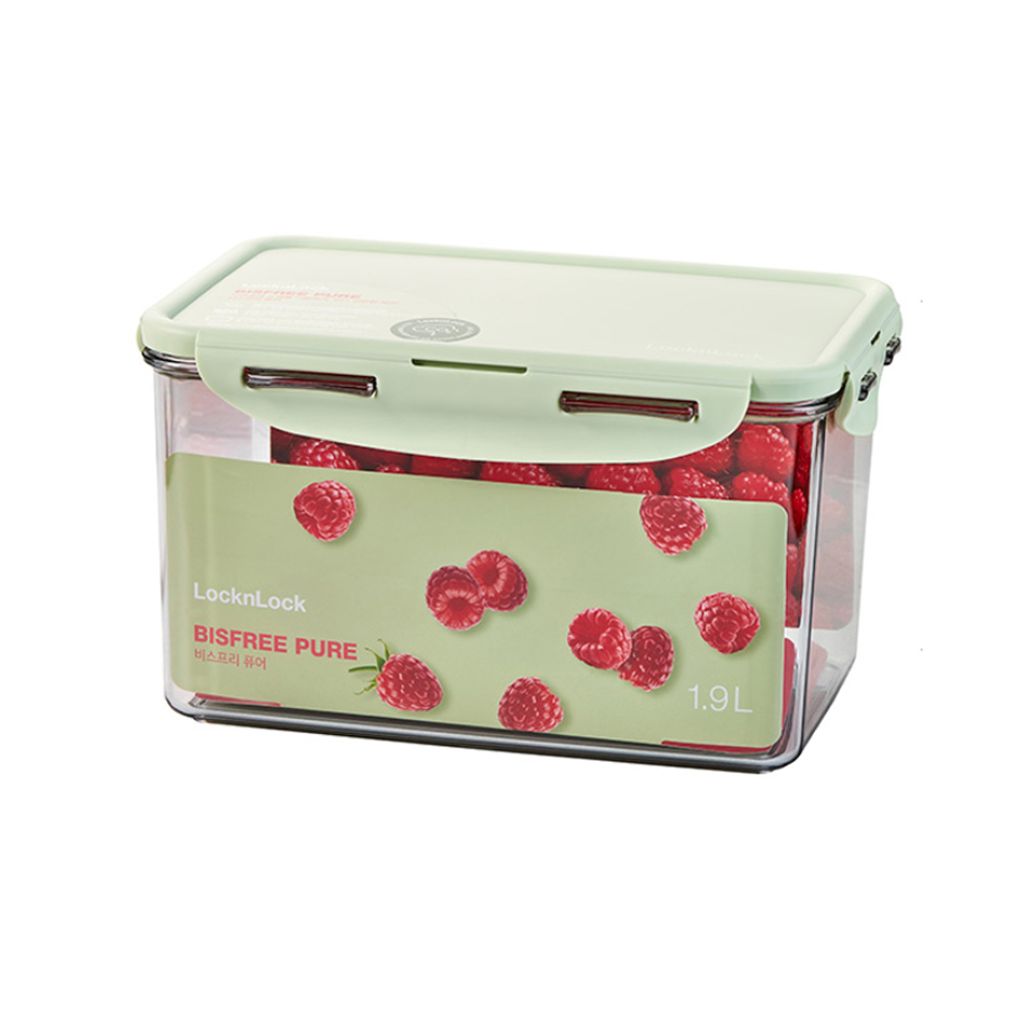 락앤락 비스프리퓨어 밀폐용기 직사각 1.9L