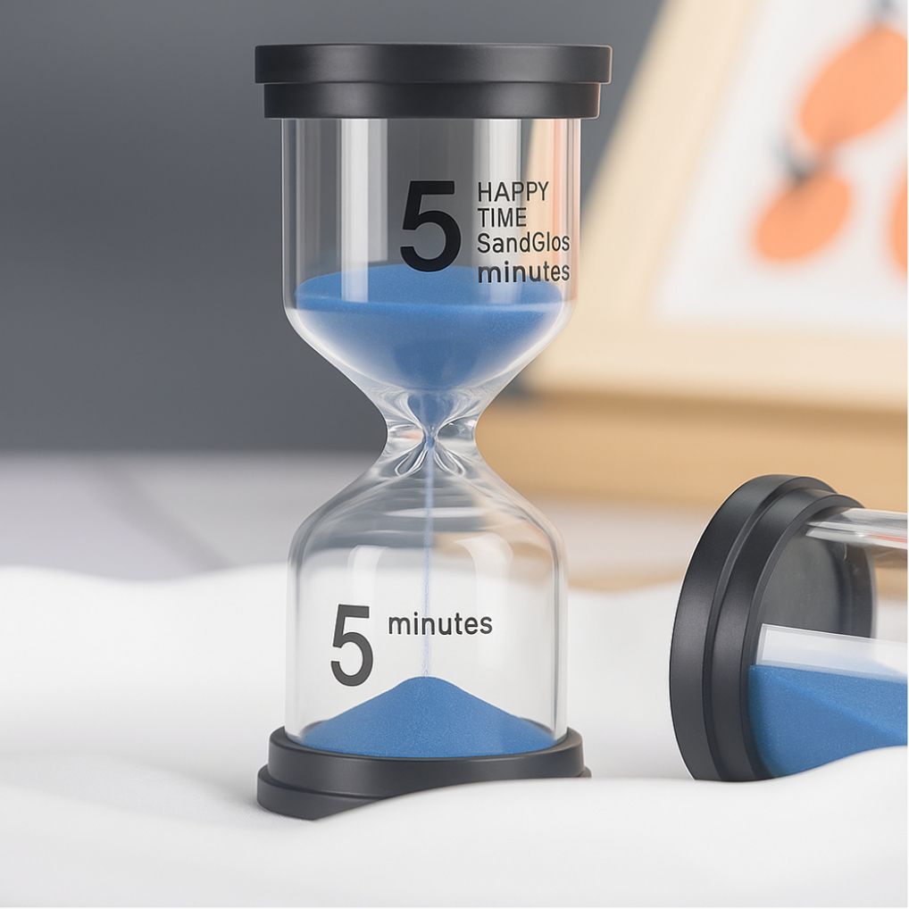 모던 스타일 블랙 뚜껑 모래 시계 모래멍 인테리어