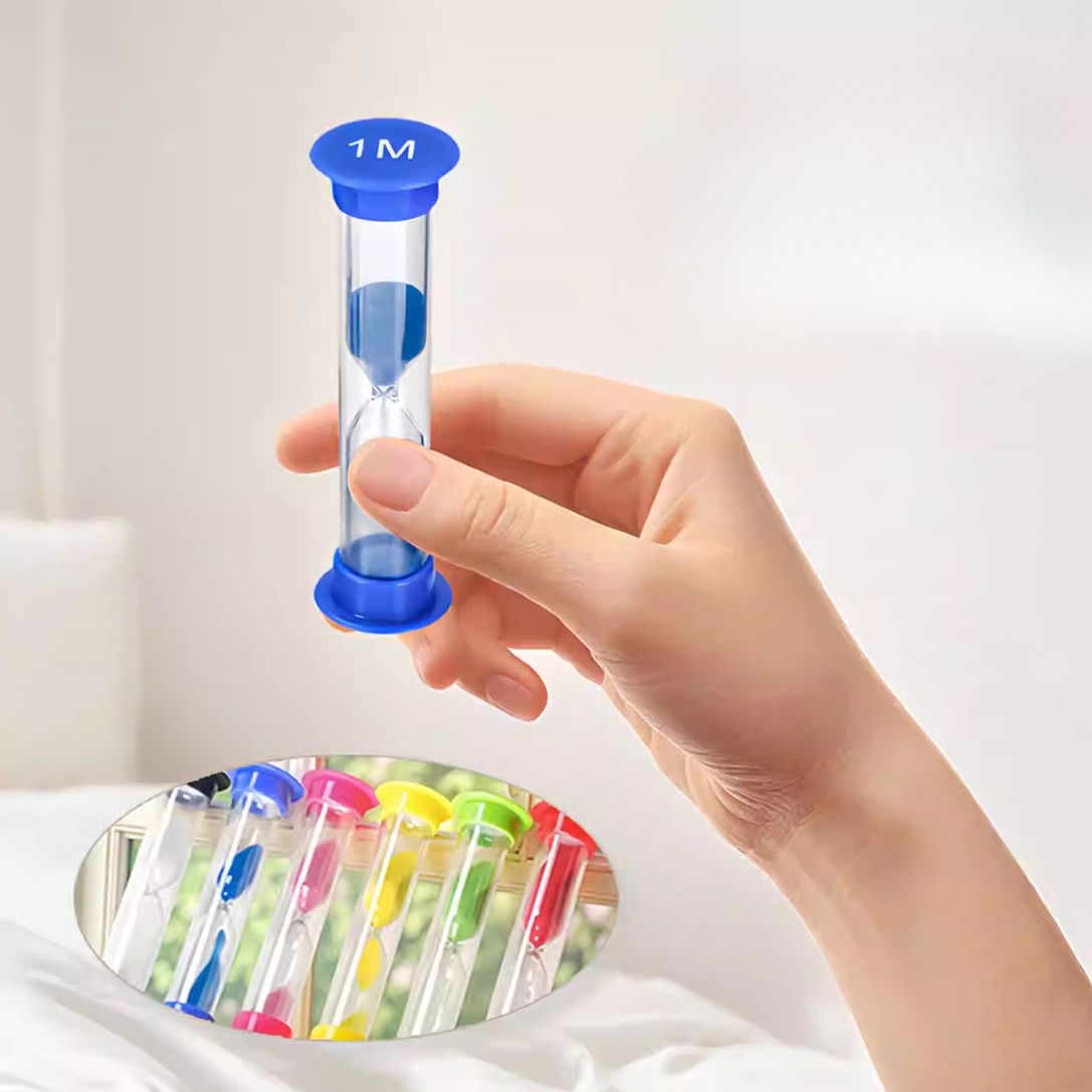 양치 운동 사우나용 모래시계 6종 컬러 타이머 세트