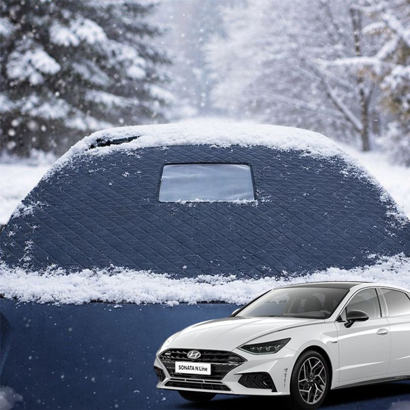 쏘나타 차량 맞춤형 앞유리커버 성에방지덮개 햇빛가리개
