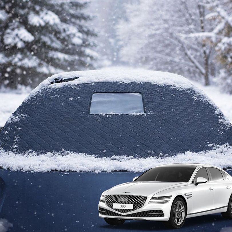 G80 차량 맞춤형 앞유리커버 성에방지덮개 햇빛가리개