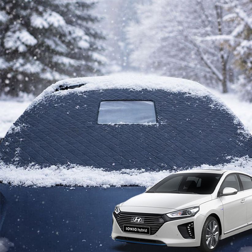 아이오닉 차량 맞춤형 앞유리커버 성에방지덮개 햇빛가리개