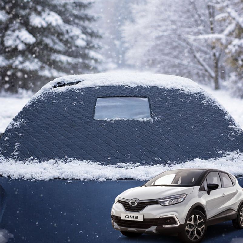 QM3 차량 맞춤형 앞유리커버 성에방지덮개 햇빛가리개