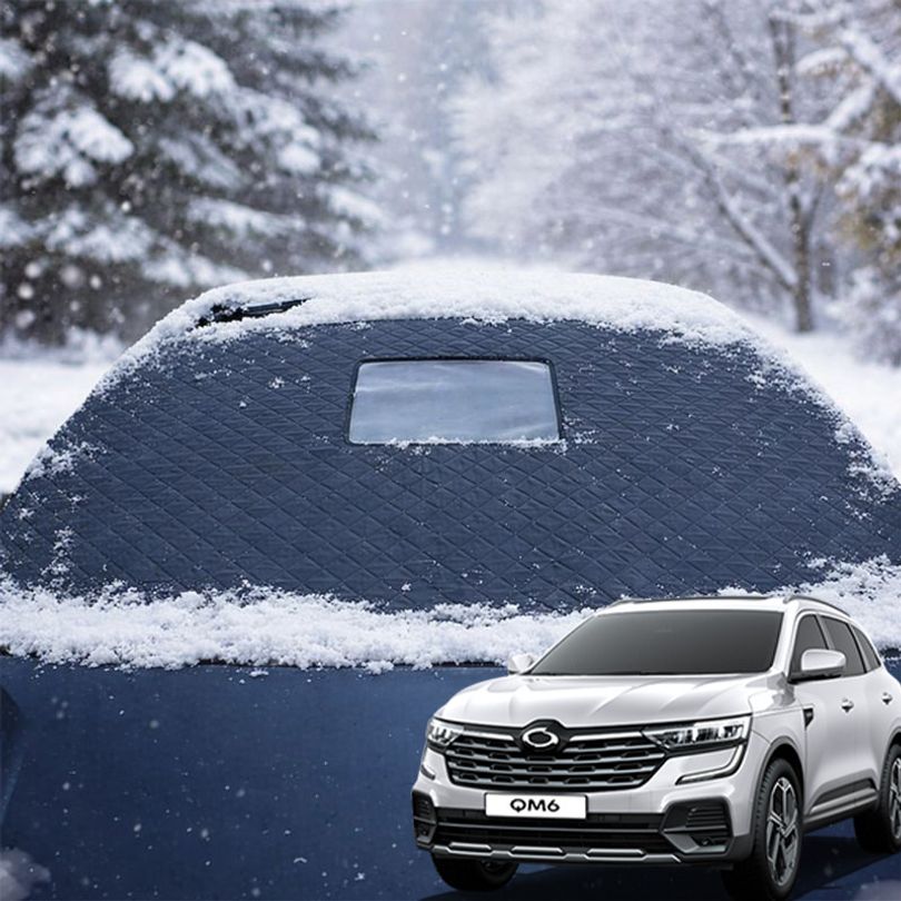QM6 차량 맞춤형 앞유리커버 성에방지덮개 햇빛가리개