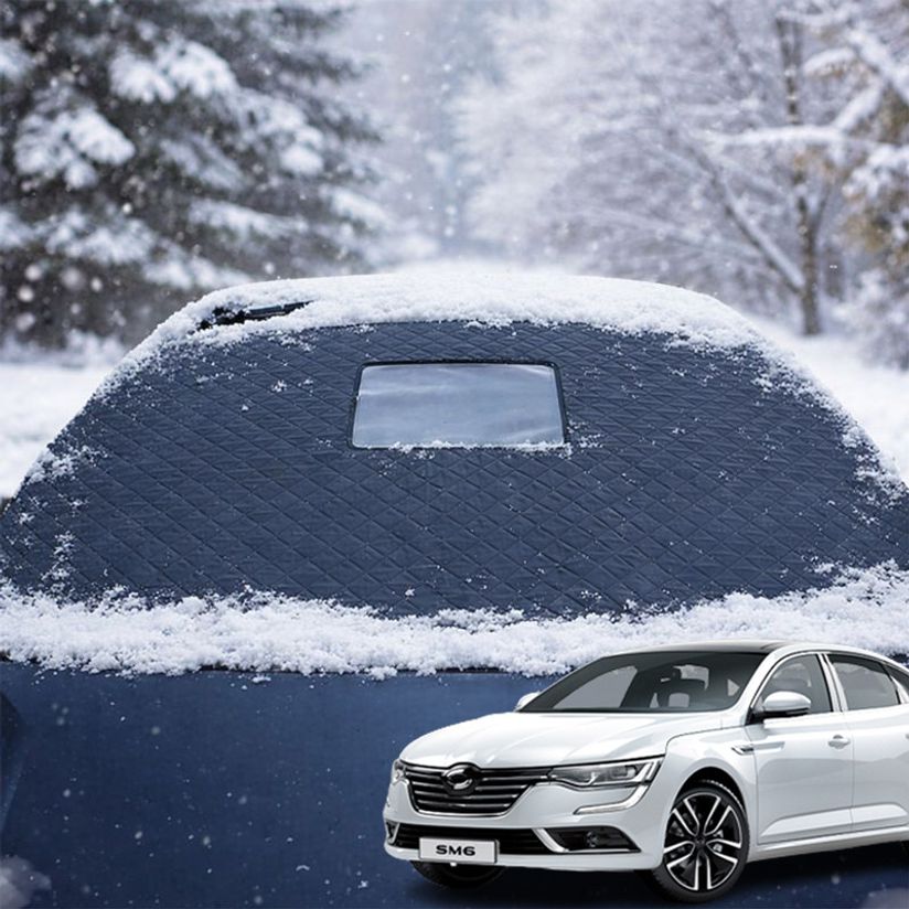 SM6 차량 맞춤형 앞유리커버 성에방지덮개 햇빛가리개