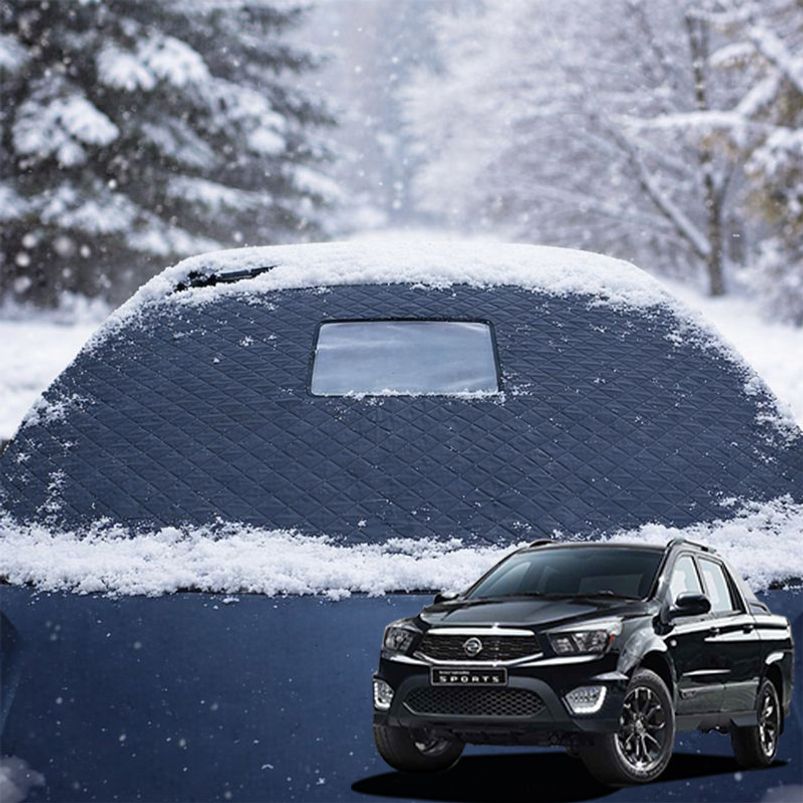 코란도스포츠 차량 맞춤형 앞유리커버 성에방지덮개 햇빛가리개