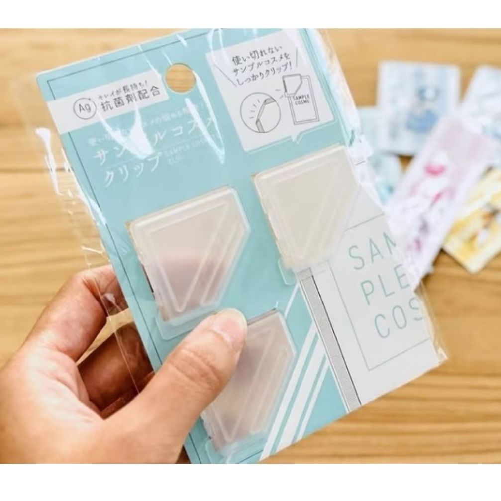 샴푸 화장품 샘플클립 뚜껑 여행 휴대용 소분