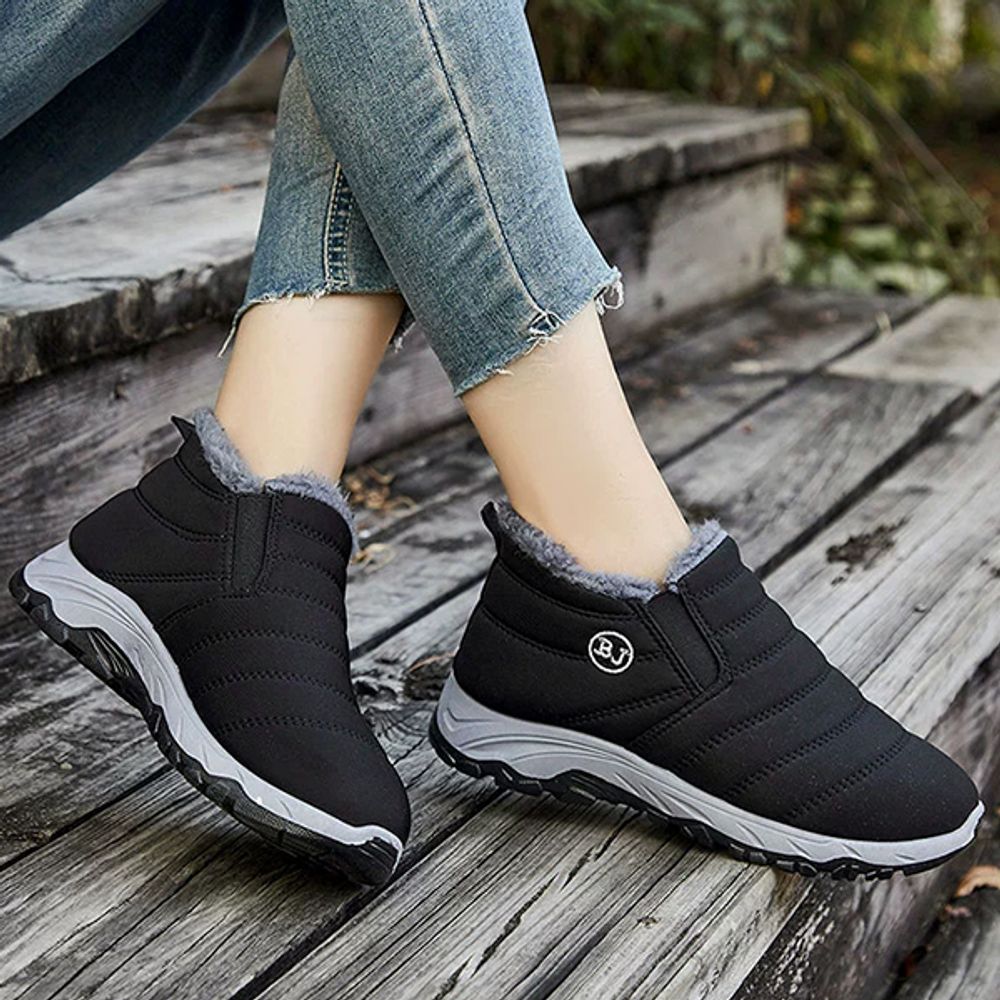 방한 패딩 여성 2컬러 퍼 안감 데일리 부츠