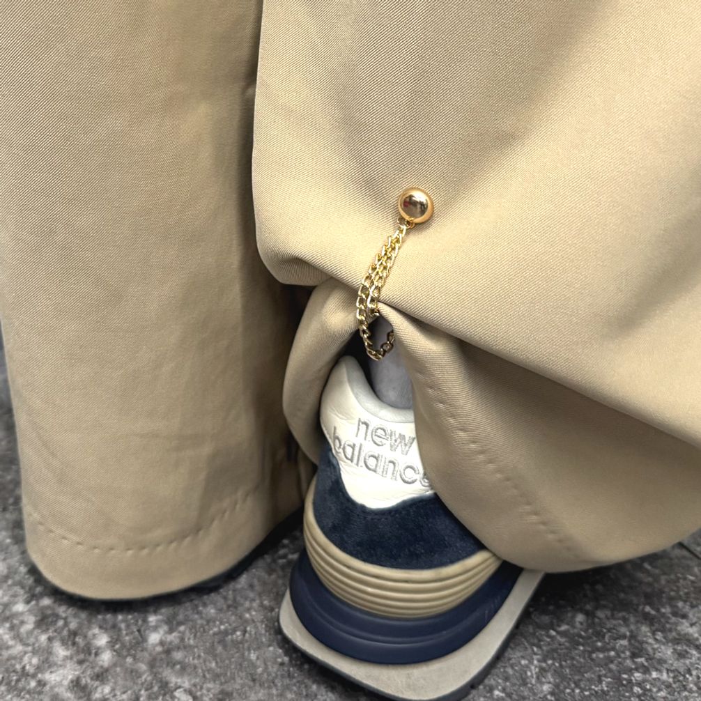 셔츠 소매고정 슬리브가터 자석 체인 골드 2P