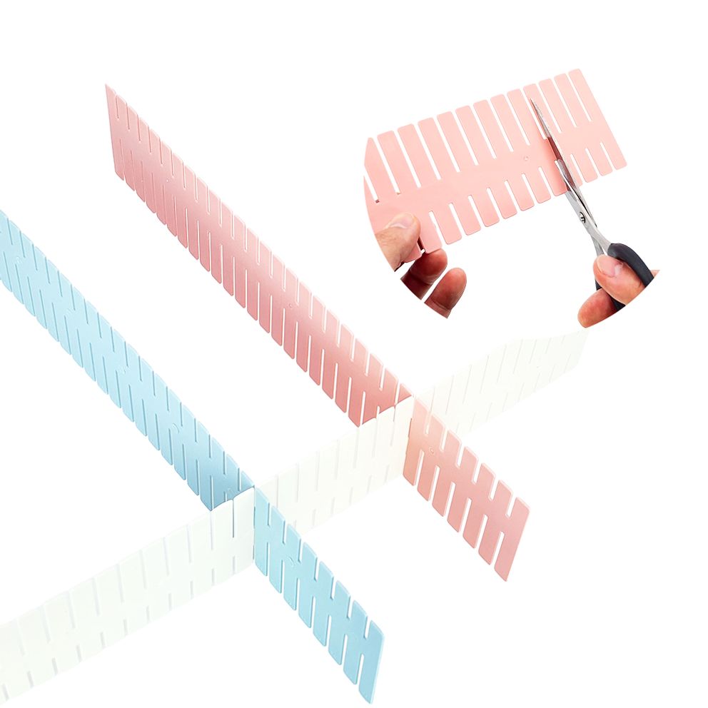 서랍 칸막이 길이 조절 맞춤 DIY 정리 수납 파티션 4개입 1세트