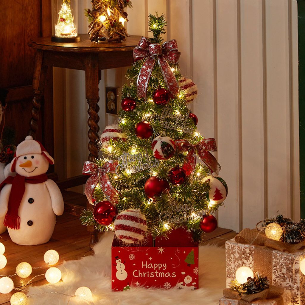 PrimeBulk 클래식 90cm 눈꽃 트리 풀세트(전구포함)