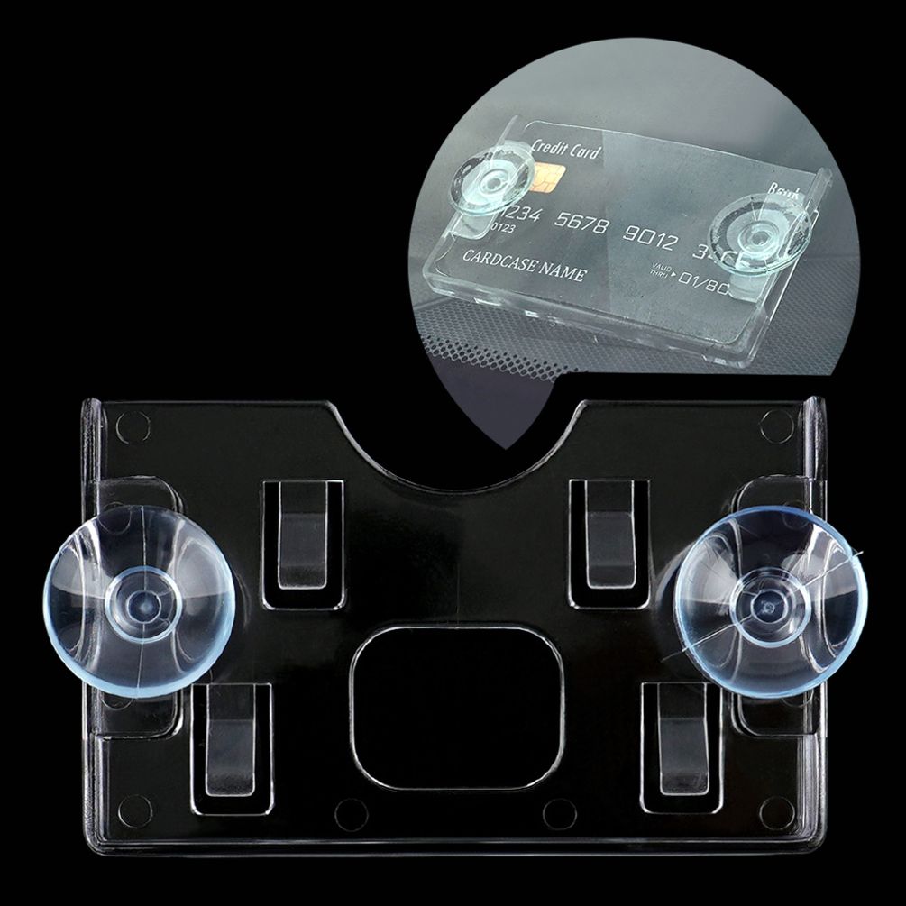 주차 케이스 흡착판 건물 주차증 명함 출입 카드 꽂이