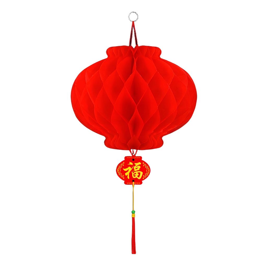 주름 홍등 장식 소형