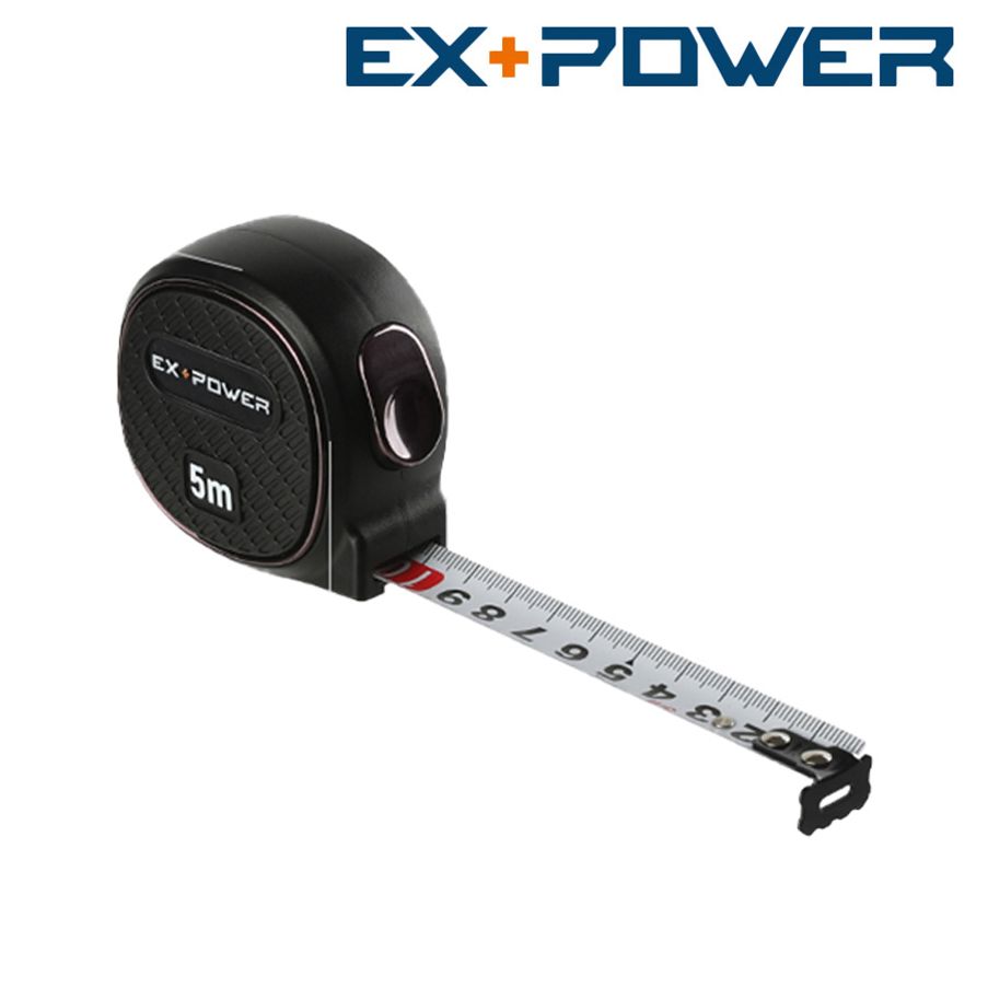 자동줄자 원터치 G그립 블랙 오토락 자석 5mX19 마그넷 줄자