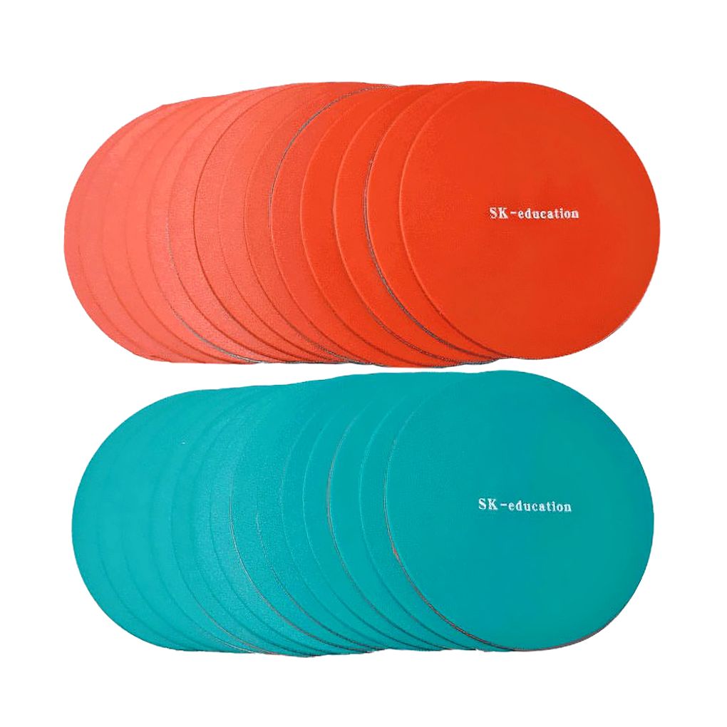 원마커 미니 양면 (30입) 12cm 논슬립 미끄럼방지 운동용품 교육 훈련용 단체게임