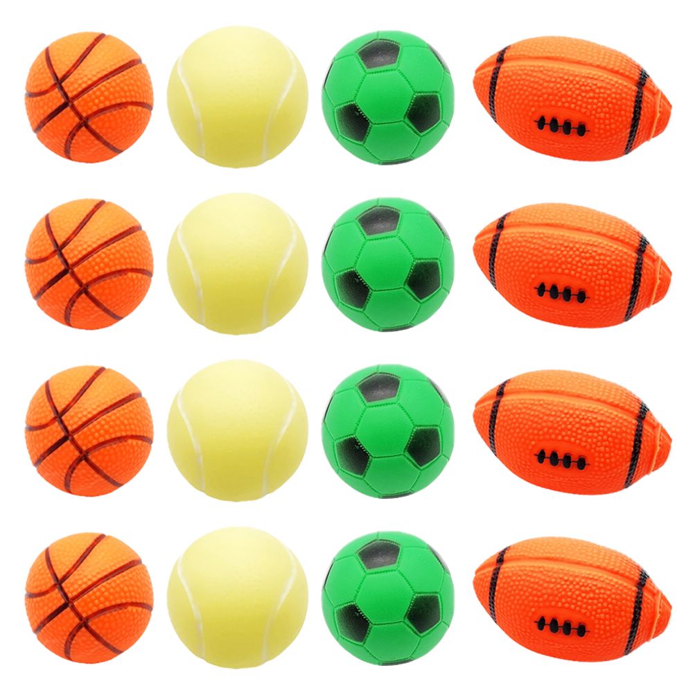 반려견 공놀이 장난감 강아지 삑삑이 스포츠 공 4종 세트