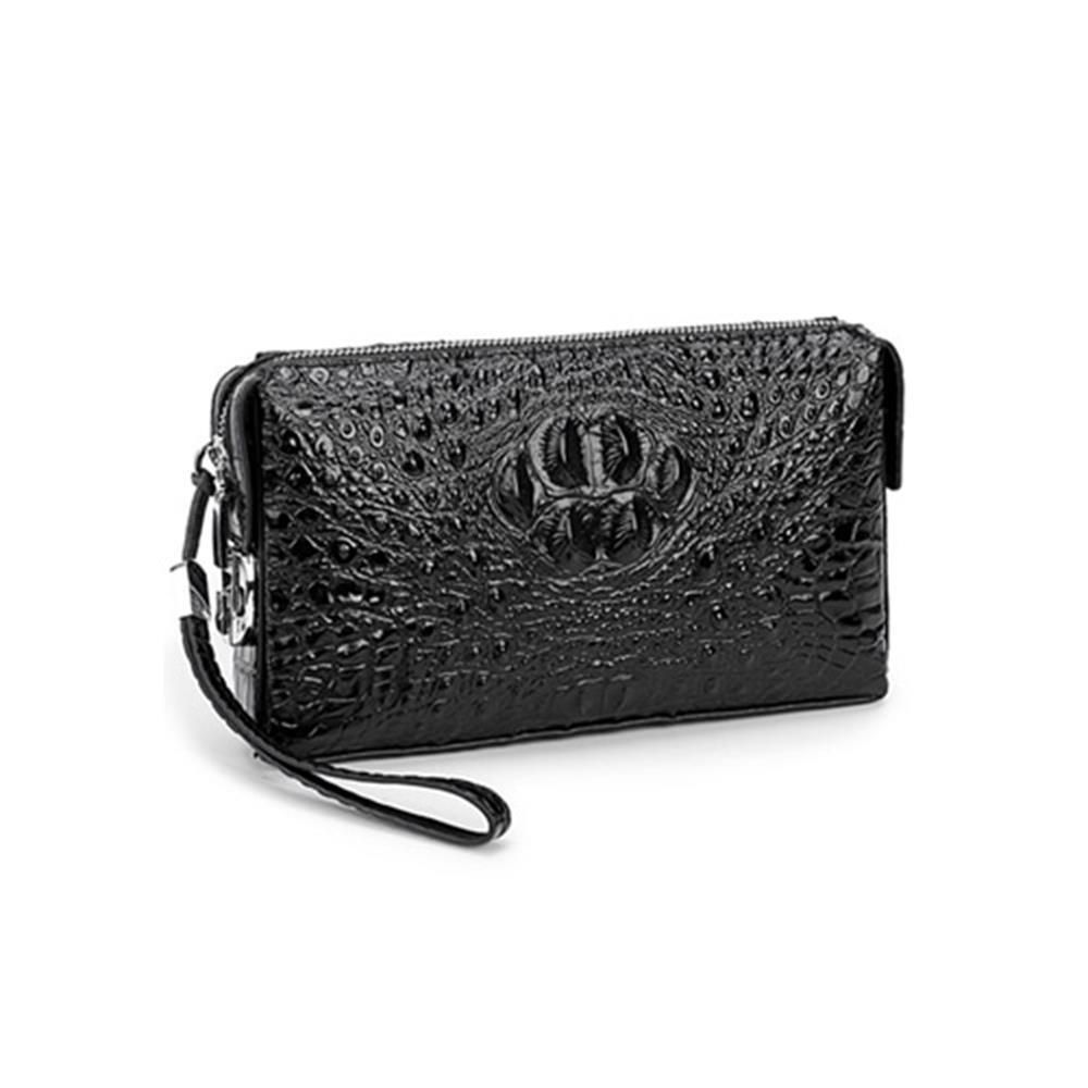 악어무늬 고급스런 남자클러치백