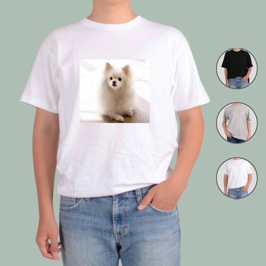 반팔티 반려동물 강아지 3번 그림 다양한색상 전사이즈