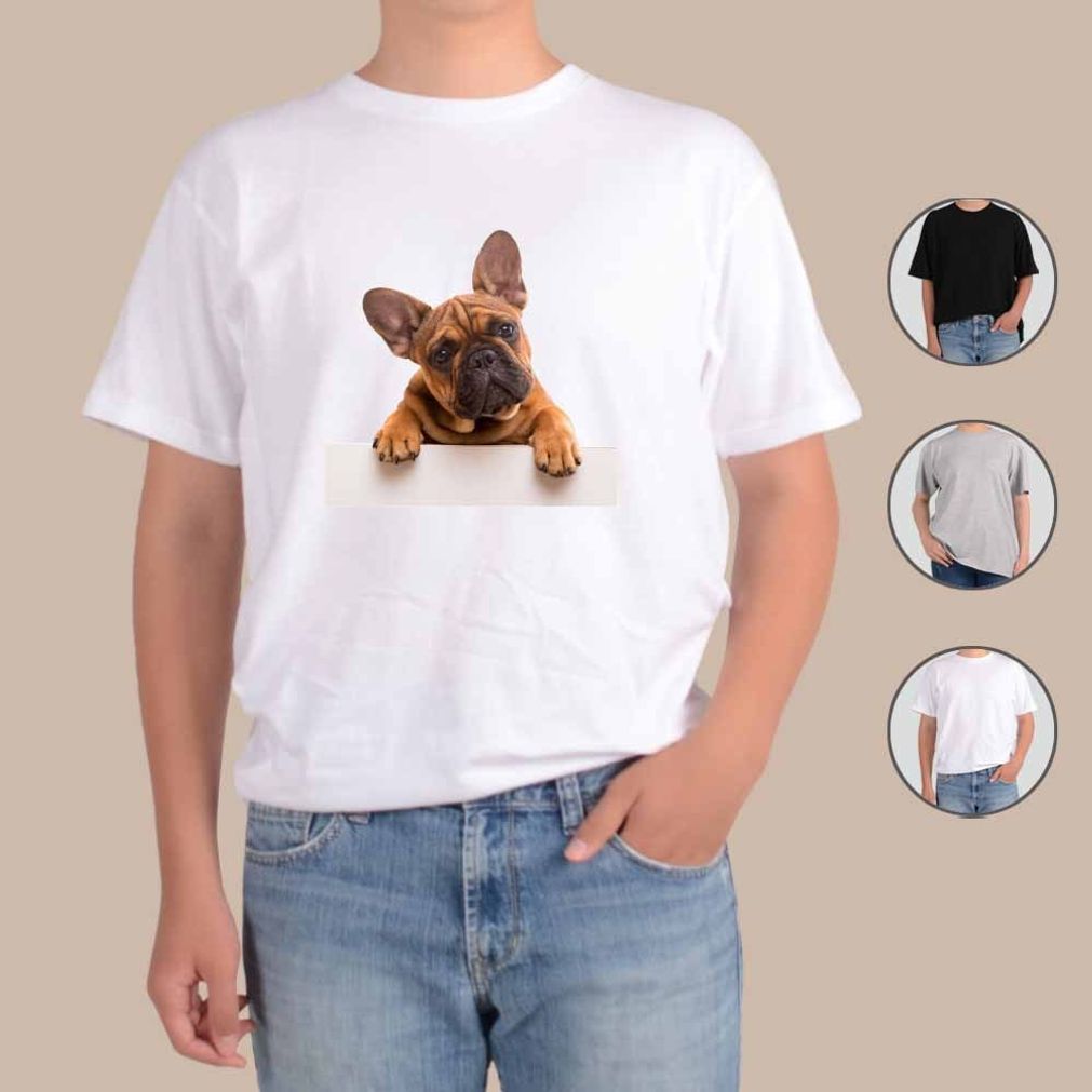 반팔티 반려동물 강아지 5번 그림 다양한색상 전사이즈