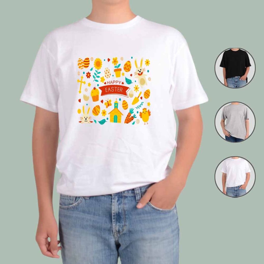 반팔티 부활절 교회 추수감사절 23번 그림 다양한색상 전사이즈