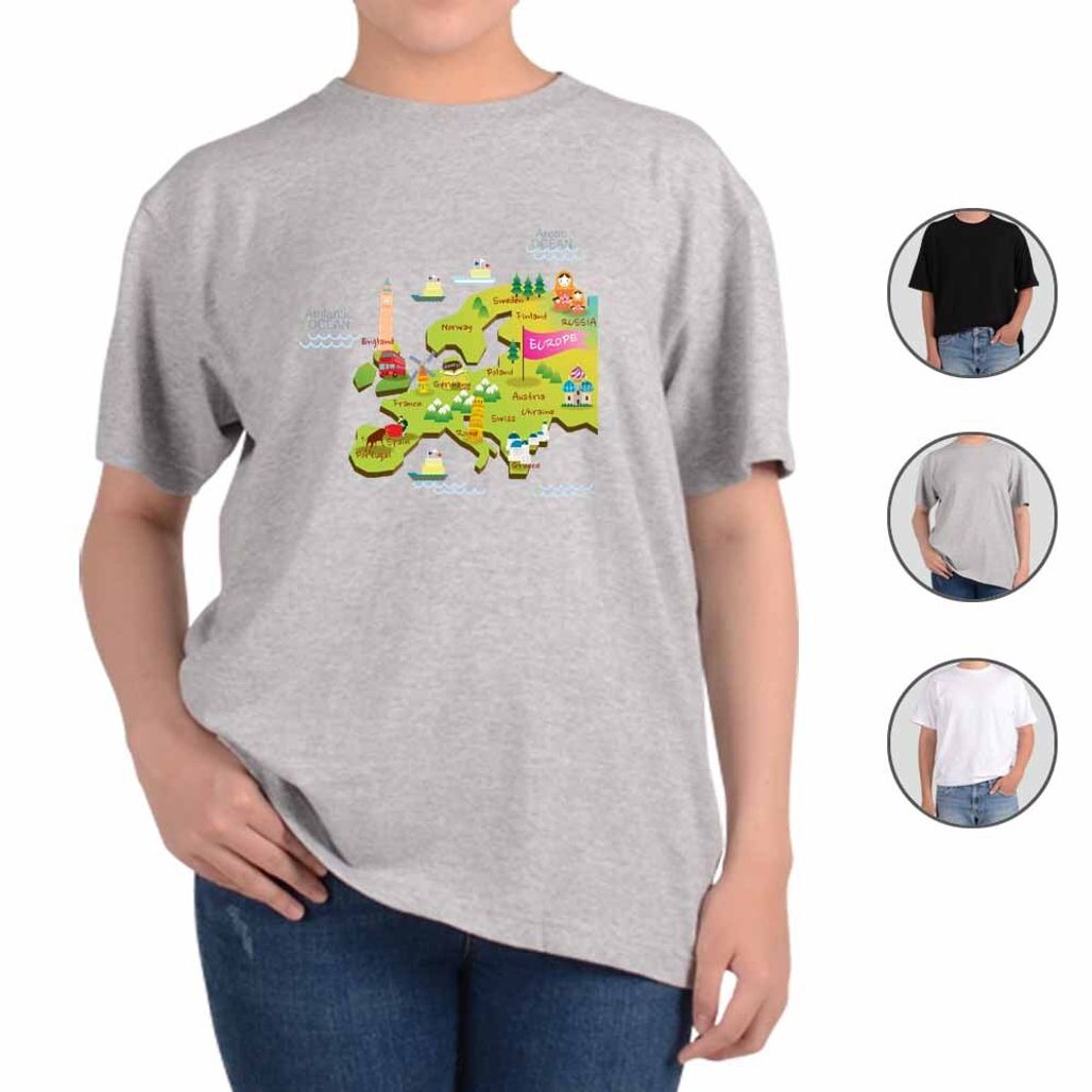 반팔티 국기 유럽국가 우크라이나 4번 그림 다양한색상 전사이즈