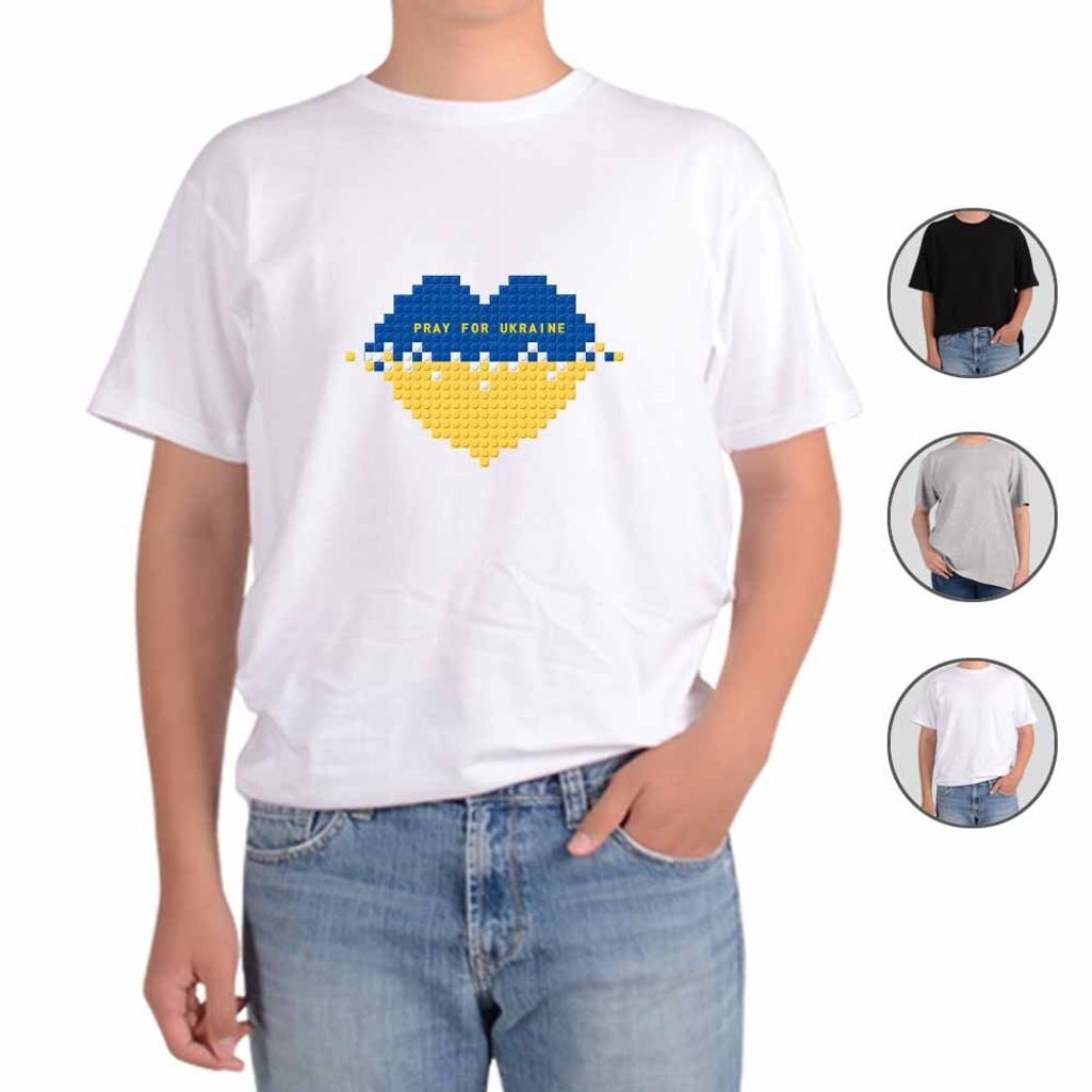 반팔티 NO WAR 평화 유럽 우크라이나 2번 그림 다양한색상 전사이즈