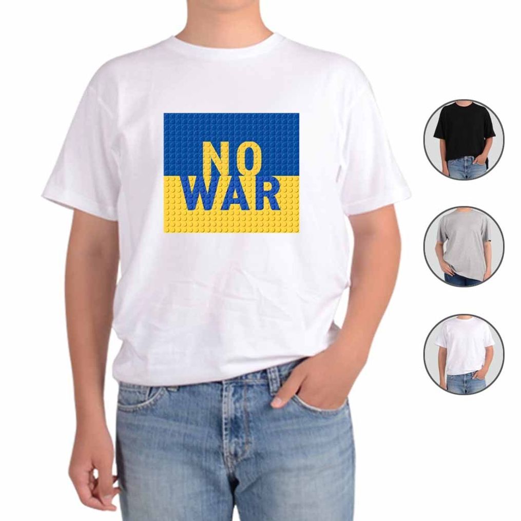 반팔티 NO WAR 평화 유럽 우크라이나 3번 그림 다양한색상 전사이즈