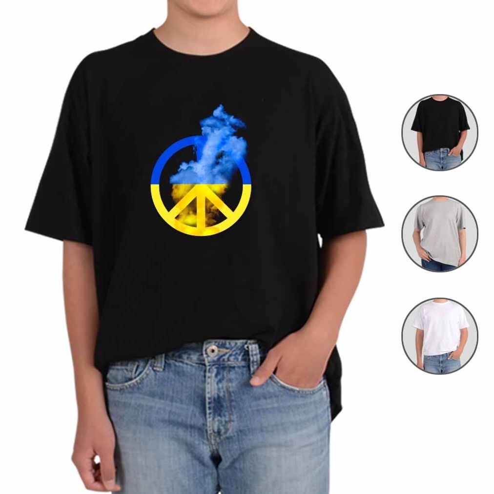 반팔티 NO WAR 평화 유럽 우크라이나 9번 그림 다양한색상 전사이즈