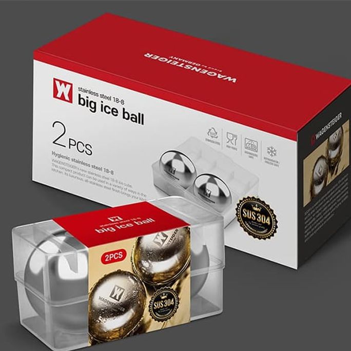 바겐슈타이거 스텐 아이스볼 세트 볼얼음 빅 아이스큐브 2p