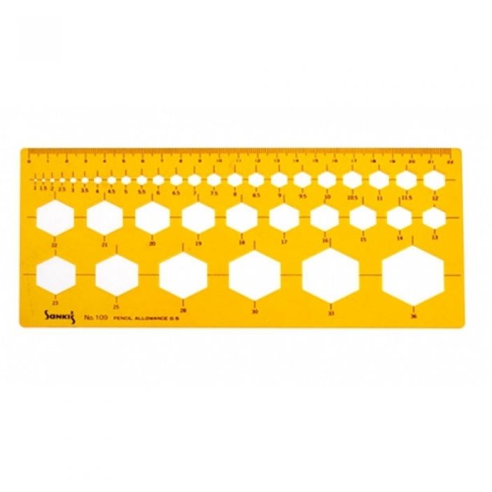 코링 템플렛 NO.109F 육각정규