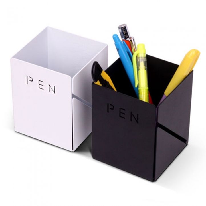 아카데미 원라인 연필꽂이 블랙 MW-632