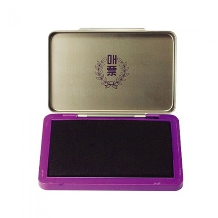 매표 스탬프패드 특대 청색 / 160x110x15