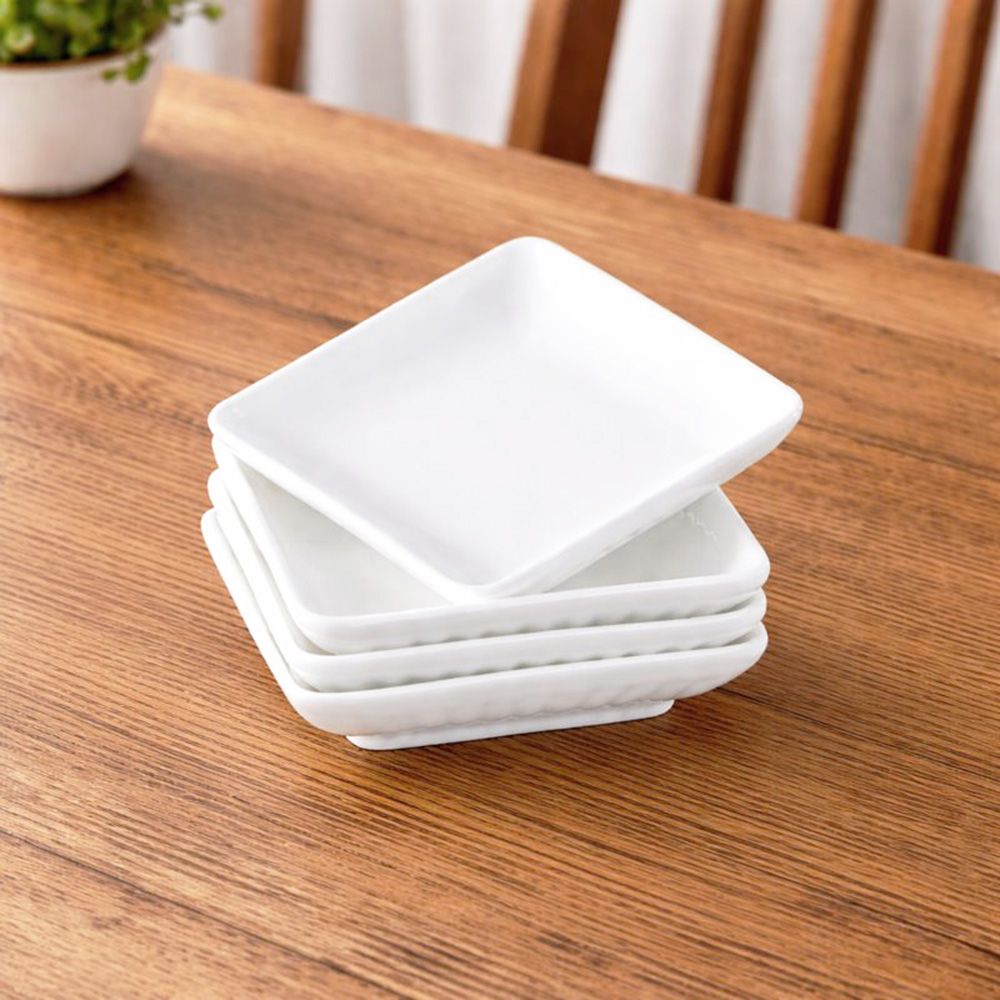 본차이나 사각찬기 3호 4P세트