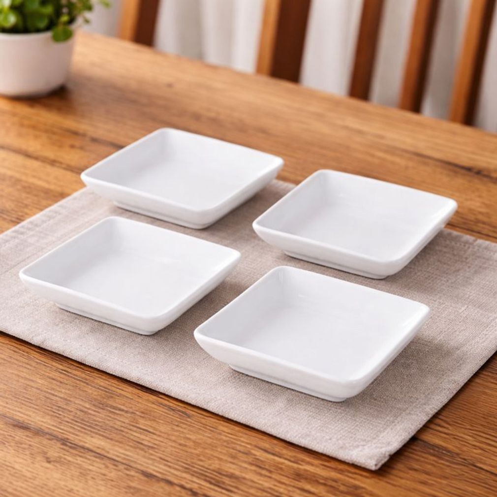 본차이나 사각찬기 1호 4P세트