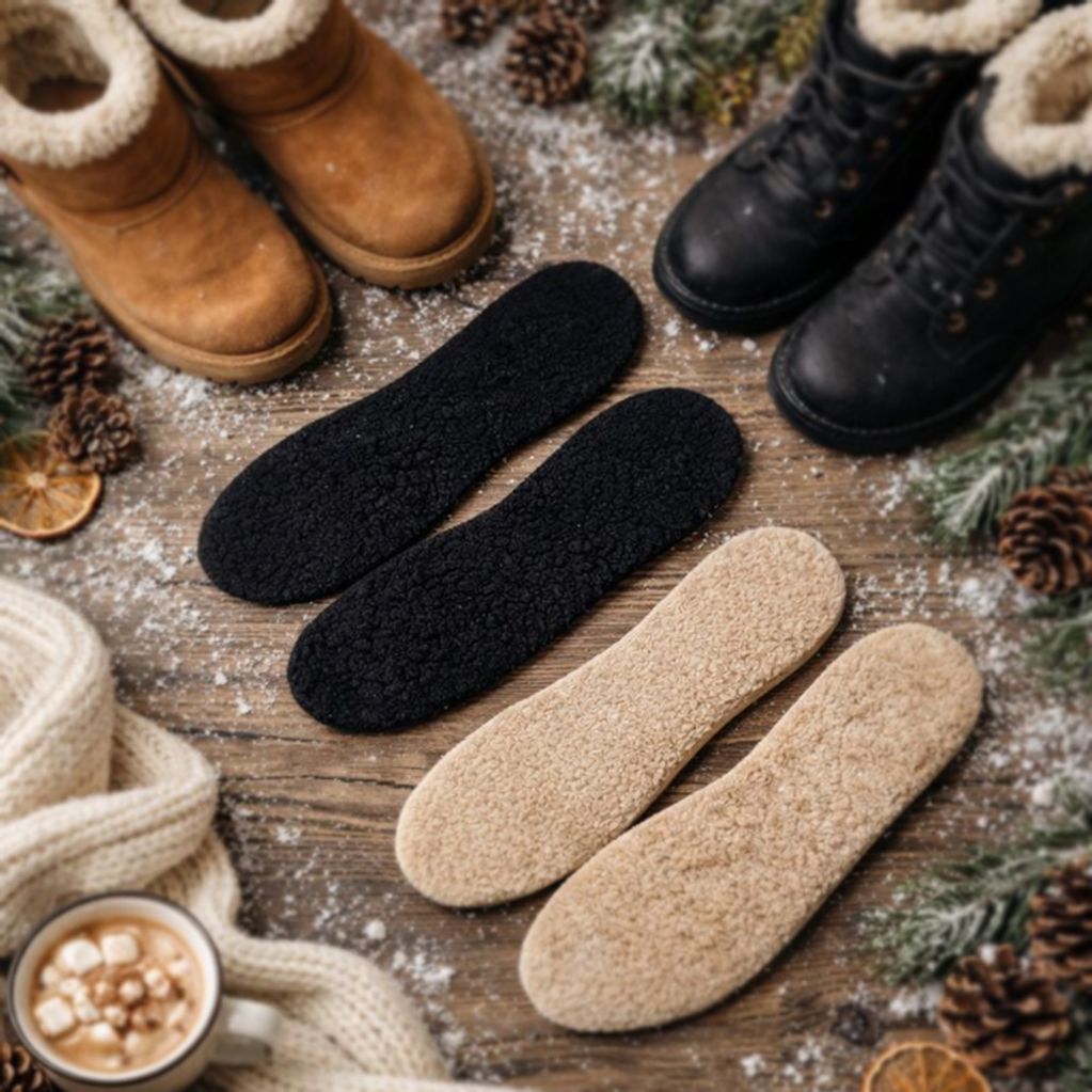 따뜻한 양털 보온깔창