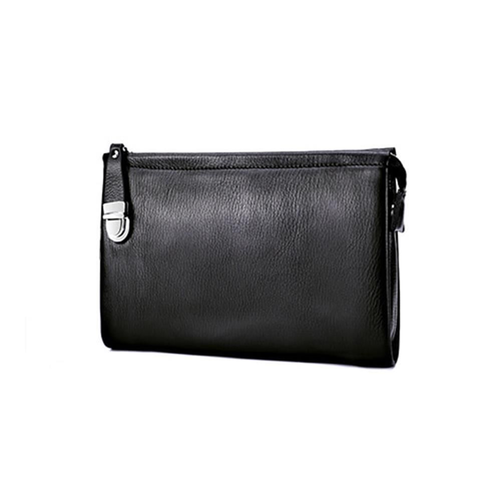 유니크 사각 남성 소가죽 클러치