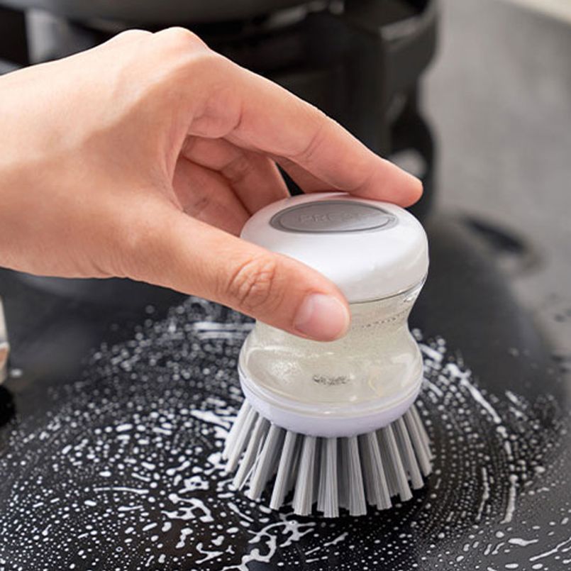 세제 푸쉬 브러쉬 올인원 주방브러쉬 청소솔 수세미 주방솔