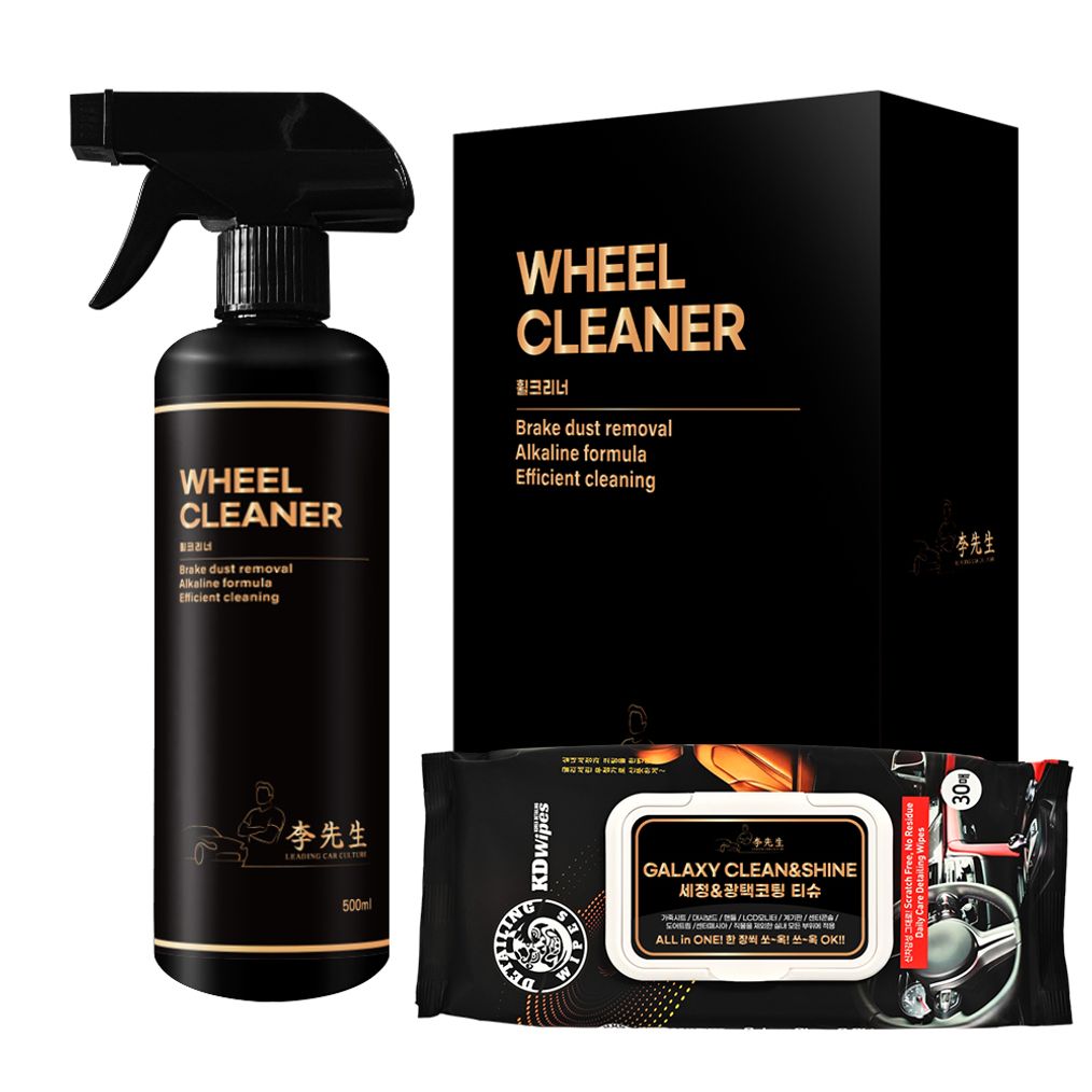 (묶음할인) 이선생 휠 크리너 500ml+이선생 세정광택코팅티슈 30매