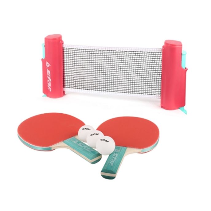 스타 휴대용 탁구세트 레드 GR1000S-04
