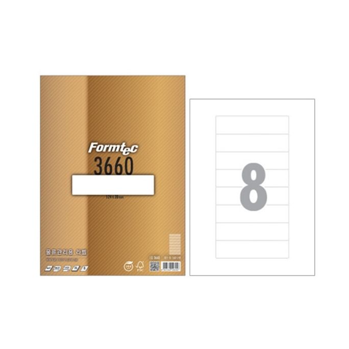 (폼텍) 라벨지 LS-3660 (1개입)
