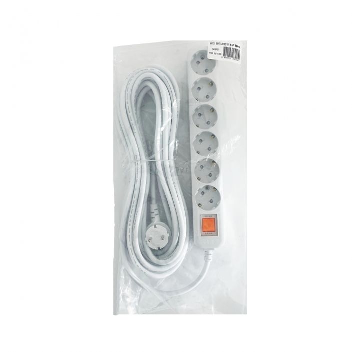 현대 멀티탭 차단 6구 10M 16A HM16-610