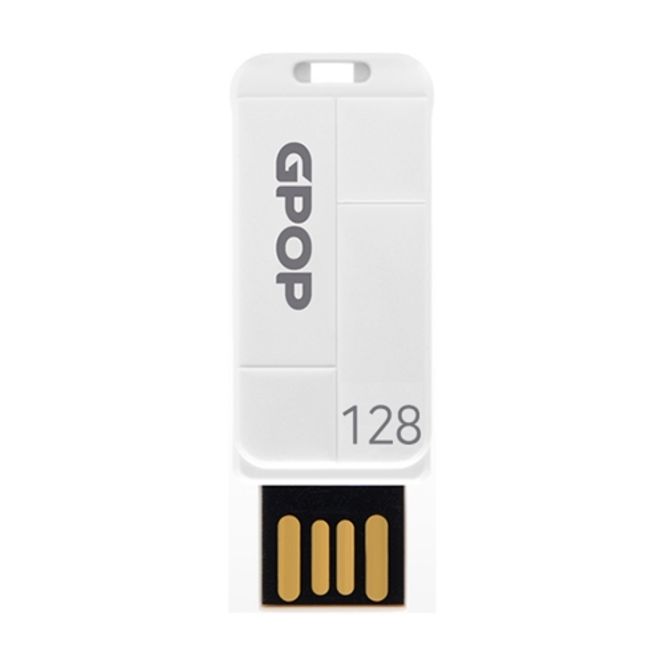 지피오피 블록 화이트 USB 스윙타입 128G (1개입)